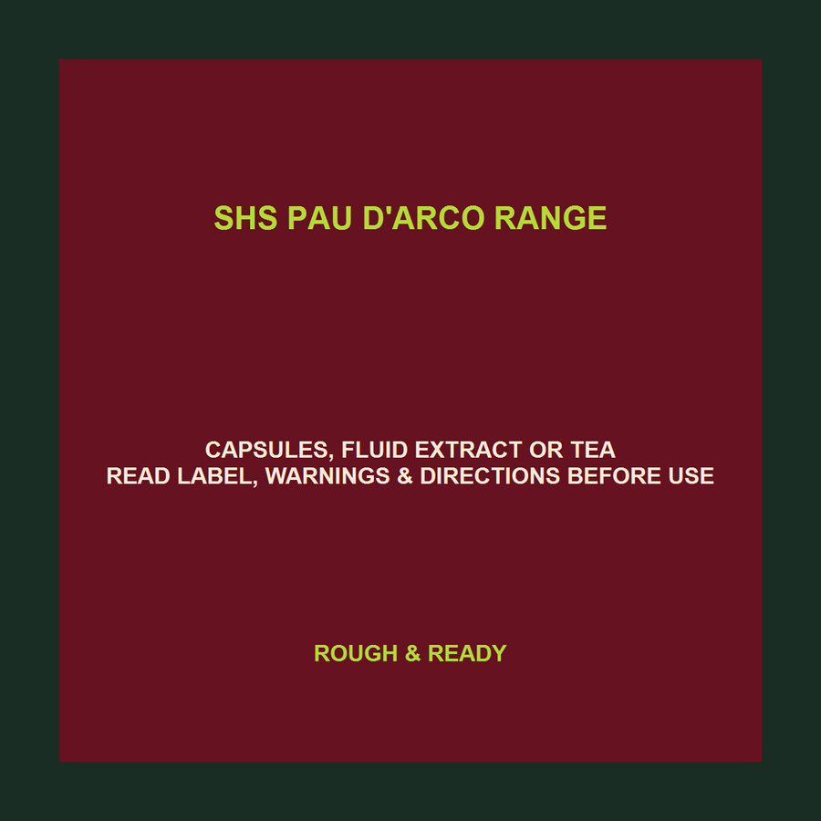 SHS Pau d'Arco Range exact product facts