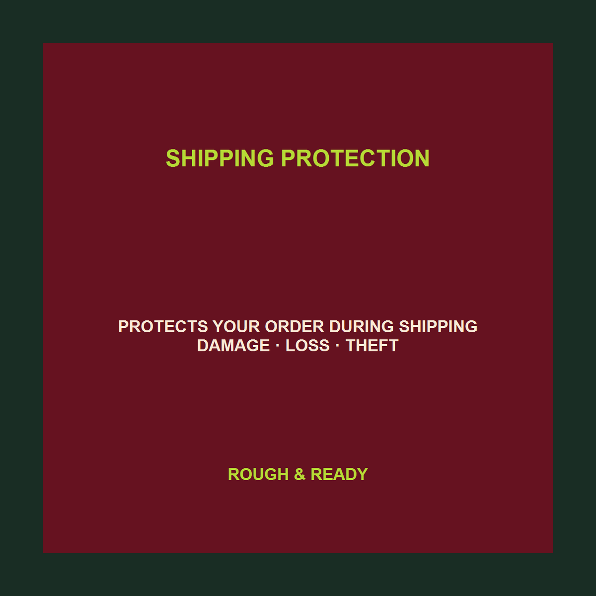 Shipping Protection exact product facts