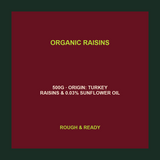Infinity Foods Organic Raisins exact product facts