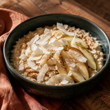 Organic Coconut Flakes – porridge serving idea