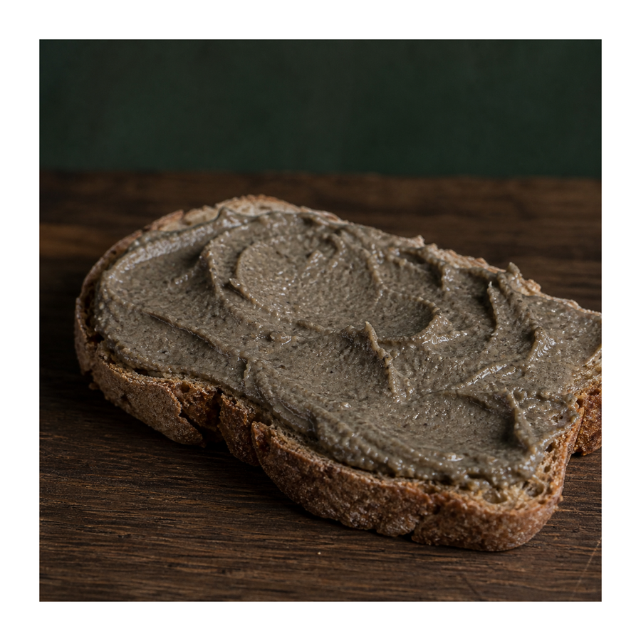 Carley's Organic Raw Dark Tahini serving suggestion