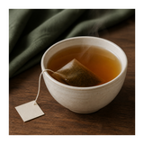 Clearspring Organic Oolong Semi-Fermented Blue Tea Bags serving suggestion