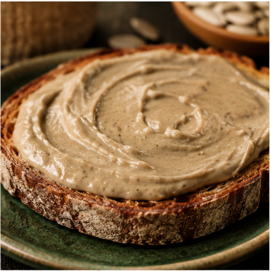 Carley's Organic Sunflower Seed Butter serving suggestion