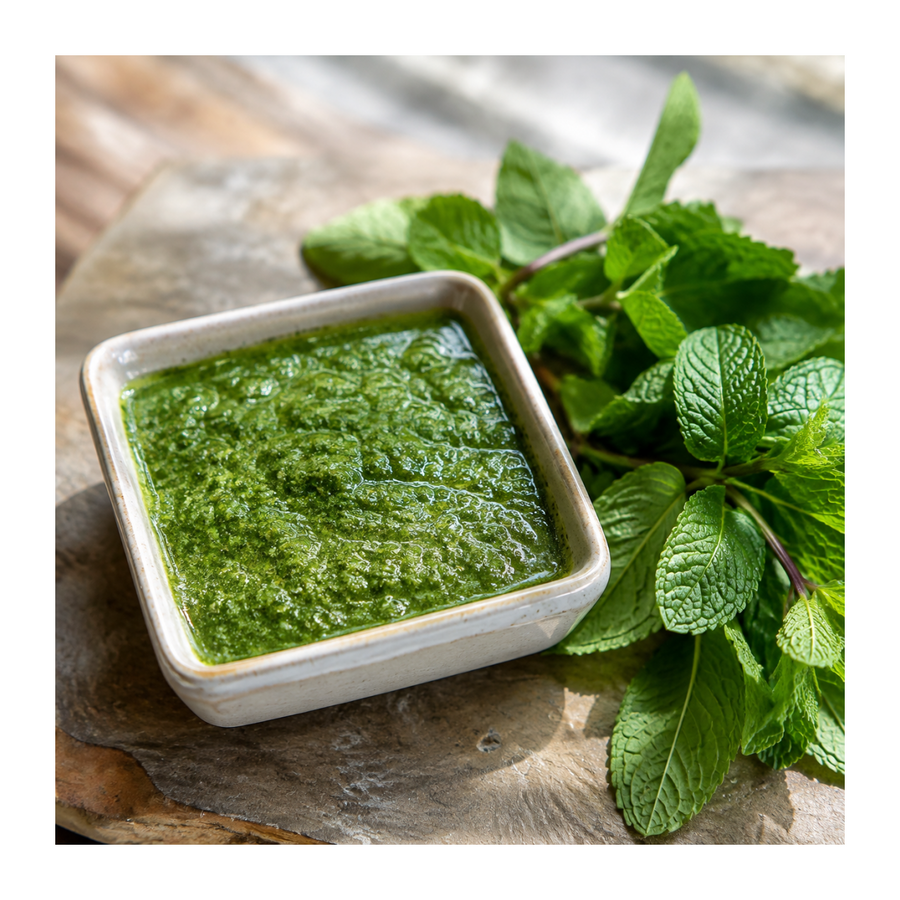 Hampshire Foods Chopped Dried Mint serving suggestion