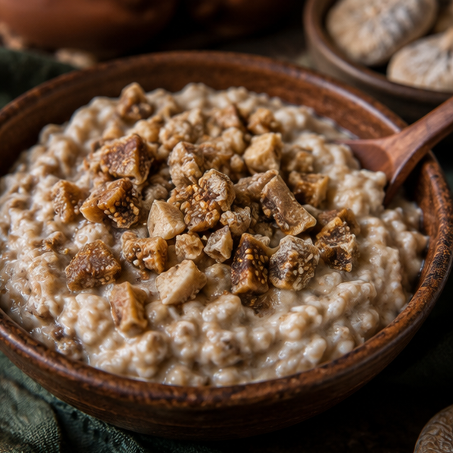 Preparing food with dried figs