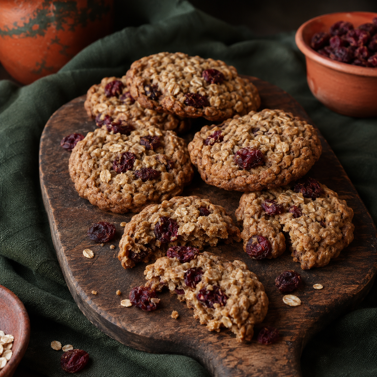 Freeze Dried Cranberries – cranberry oat cookies