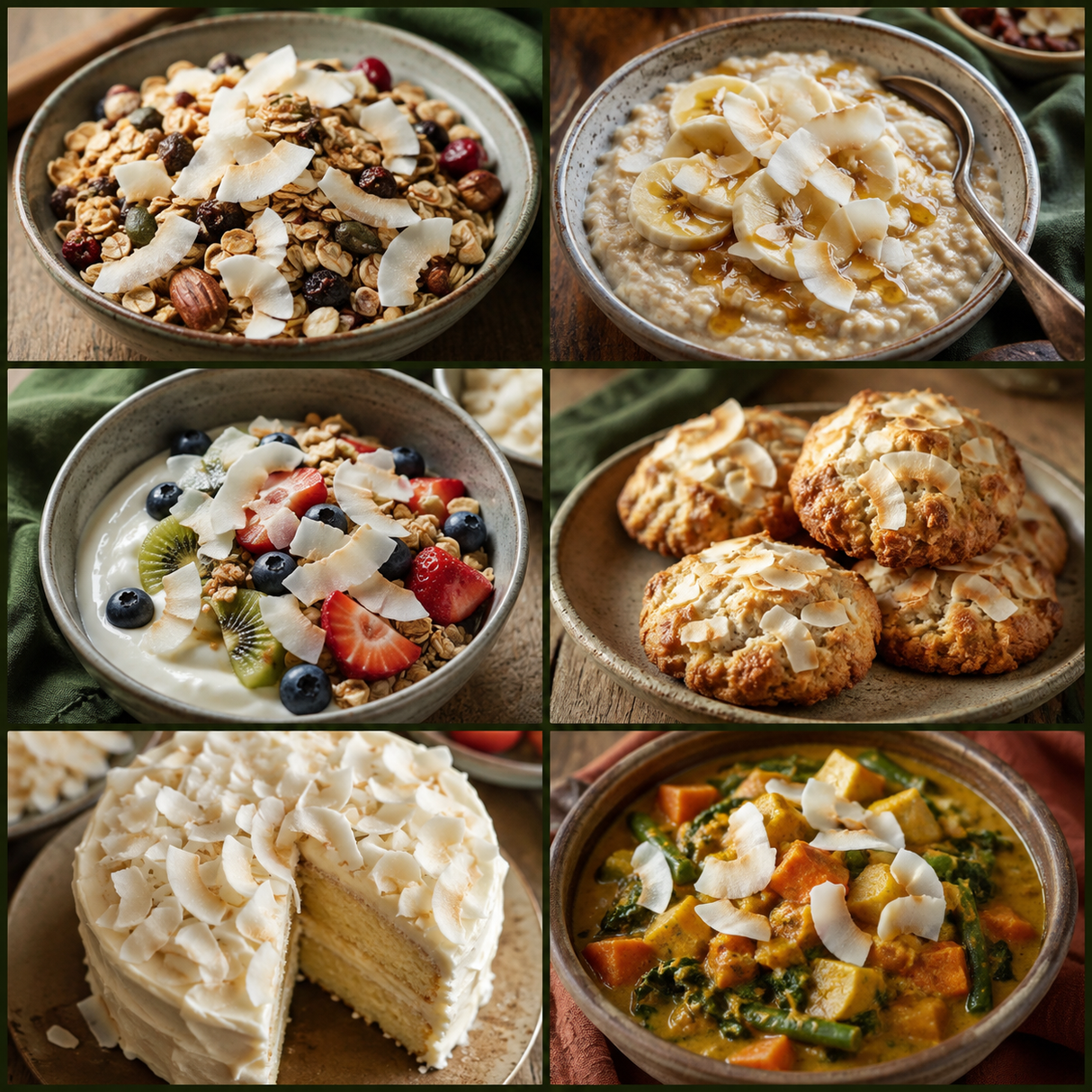 Organic Coconut Flakes – six ways to enjoy