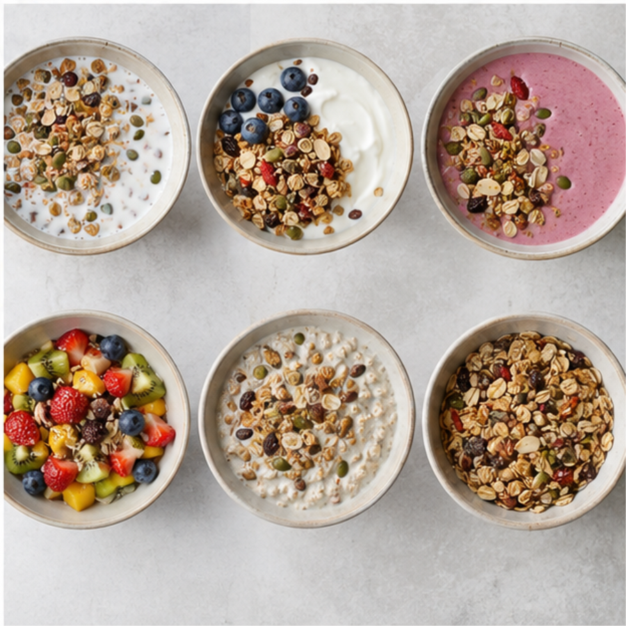 Infinity Foods Organic Vitality Muesli six ways to enjoy