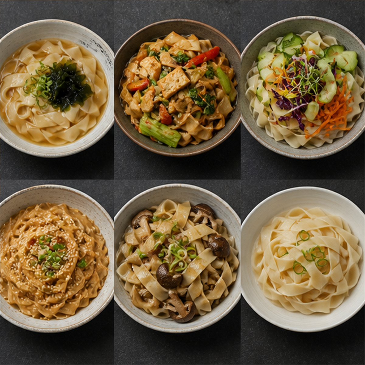 Clearspring Organic Wide Udon Noodles six ways to enjoy