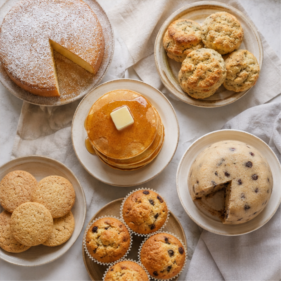 Freee Gluten Free Baking Powder six ways to enjoy
