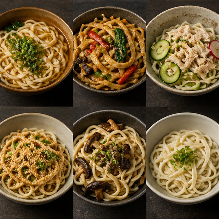 Clearspring Organic Udon Noodles six ways to enjoy