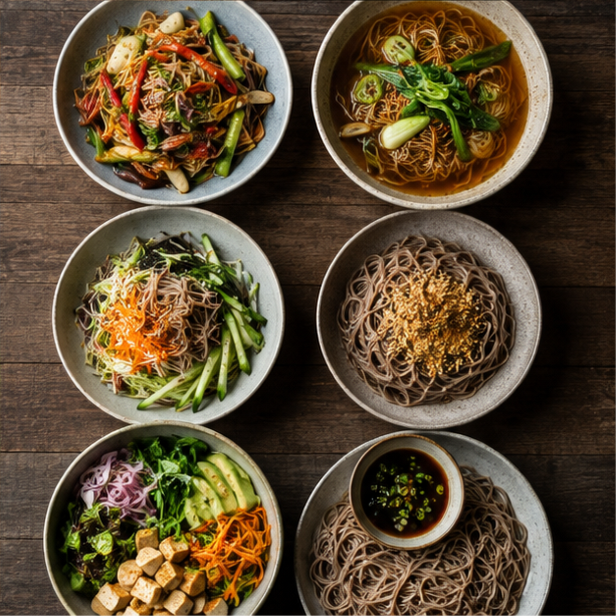 King Soba Organic Buckwheat Noodles six ways to enjoy