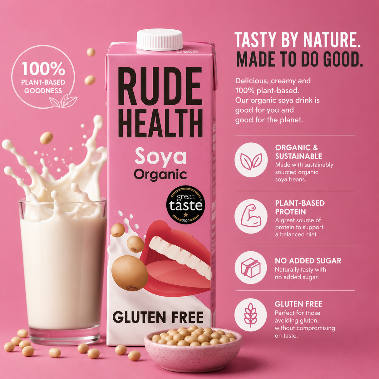 Rude Health Organic Soya Drink