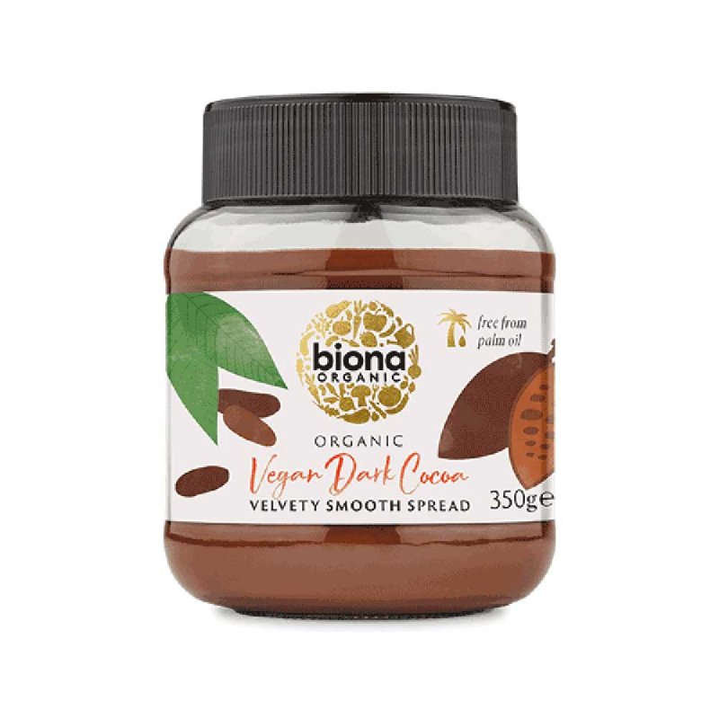 Biona Organic Dark Cocoa Spread 350g authentic pack