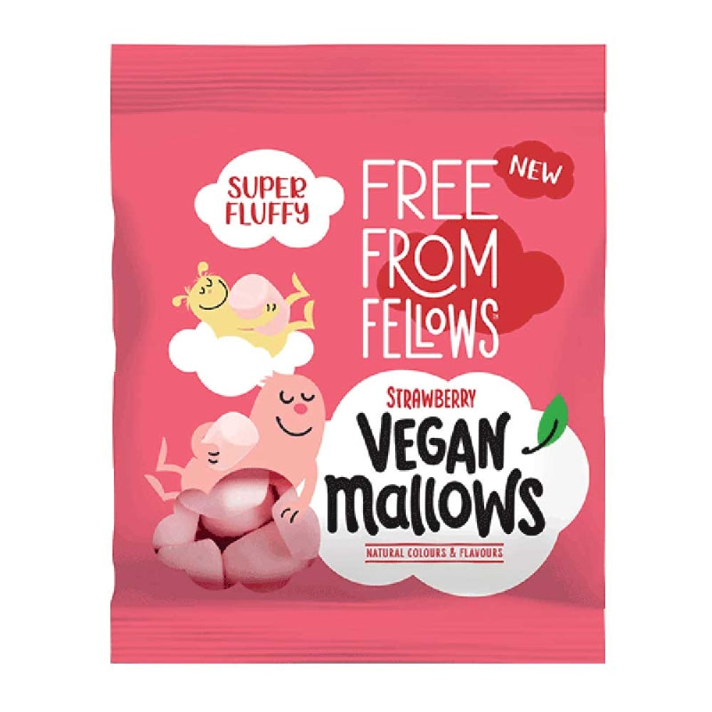 Free From Fellows Strawberry Vegan Mallows