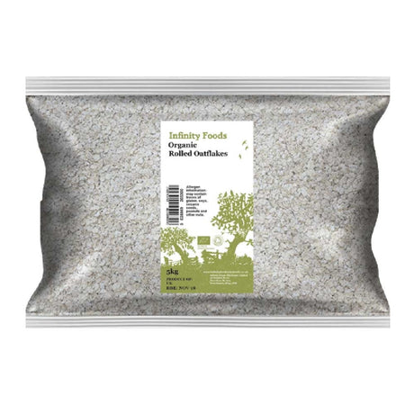 Infinity Foods bulk organic rolled oatflakes authentic pack