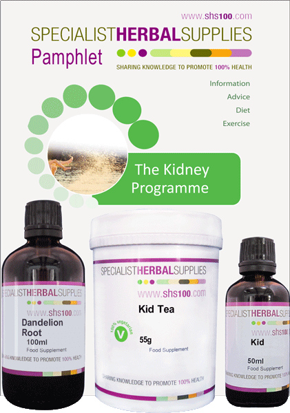 Specialist Herbal Supplies Kidney Programme authentic pack