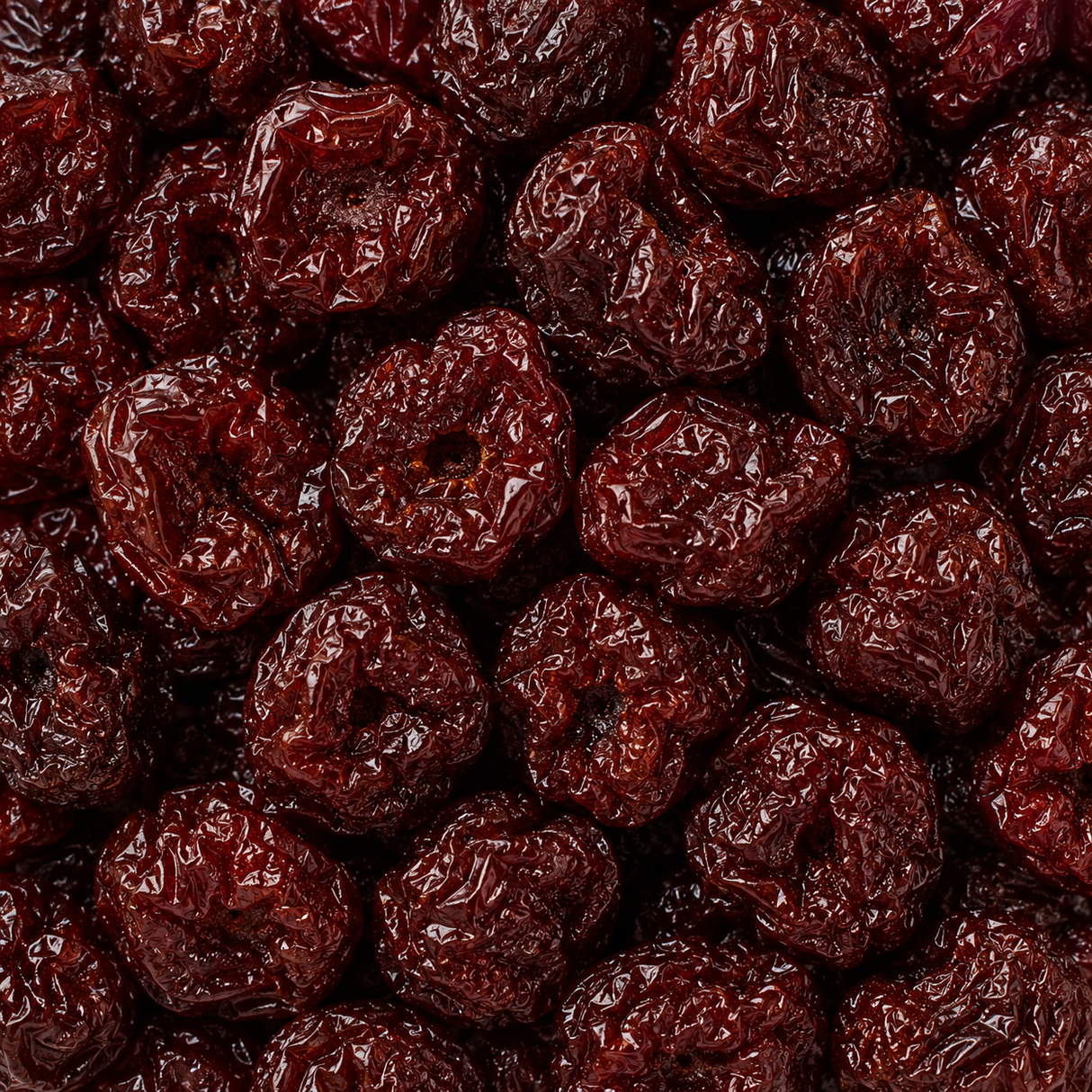 Close-up of dried SOUR CHERRIES
