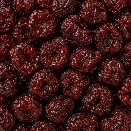 Close-up of dried SOUR CHERRIES