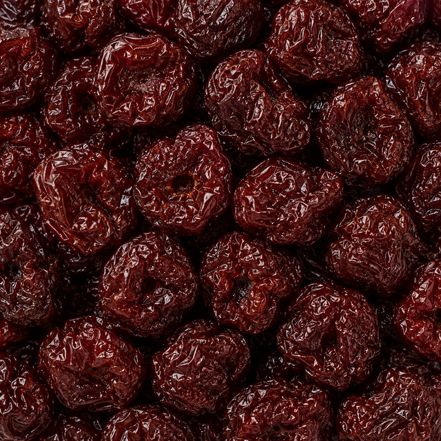 Close-up of dried SOUR CHERRIES
