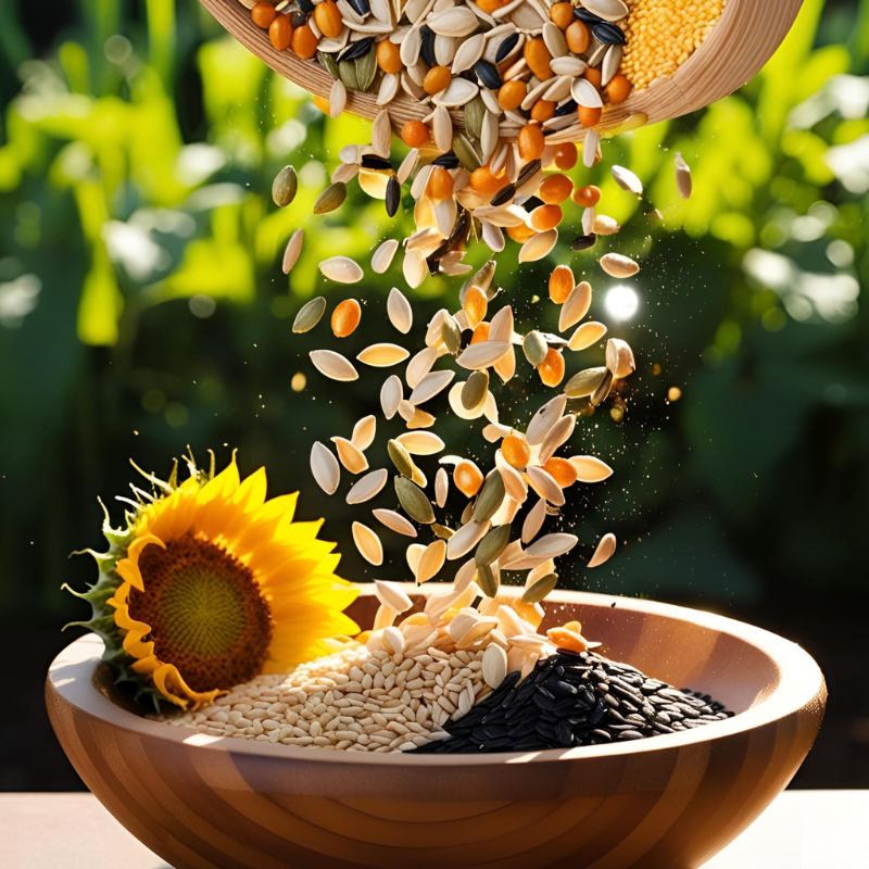 Organic Omega Four Seed Mix Dark