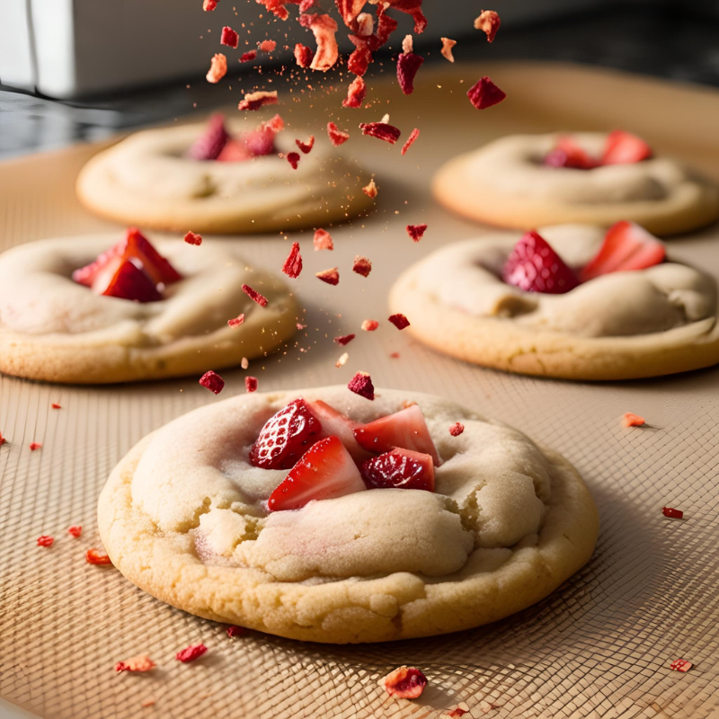 Freeze Dried Strawberry Nibs