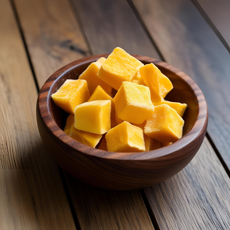 Freeze Dried Mango Cubes