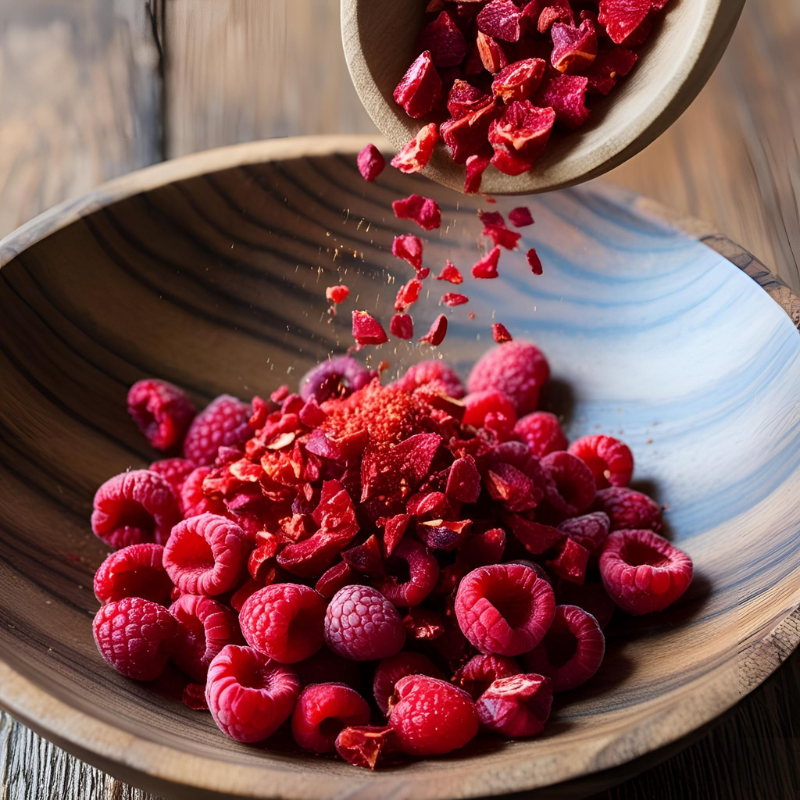 Freeze Dried Raspberry Nibs | Rough & Ready Whole Foods