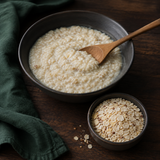 Alara oat-free porridge served cooked with dry blend