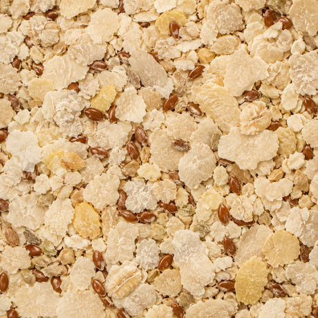 Extreme close-up of Alara gluten free oat-free porridge blend