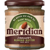 Authentic Meridian Organic Smooth Almond Butter jar