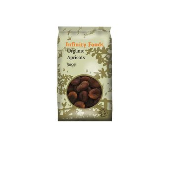 Authentic Infinity Foods Organic Whole Apricots pack