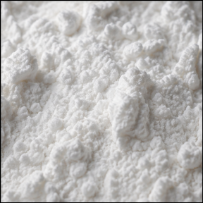 Arrowroot starch extreme close-up