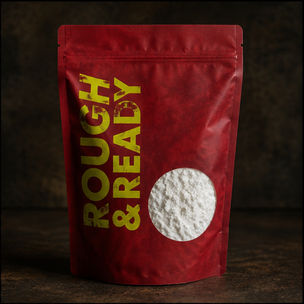 Rough & Ready pouch with arrowroot window