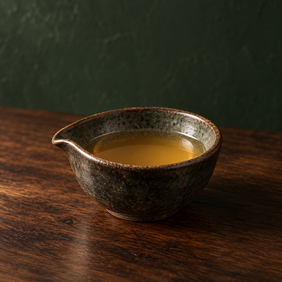 Aspall Organic Apple Cyder Vinegar in a dark ceramic bowl