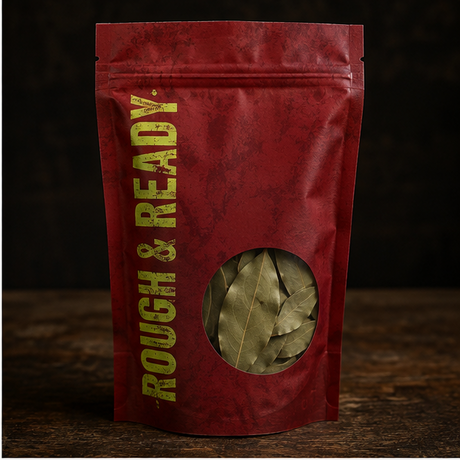 Rough & Ready pouch with bay leaf window
