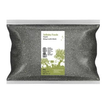Infinity Foods Bulk Organic Whole Beluga Lentils