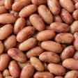 Extreme close-up of cooked organic borlotti beans