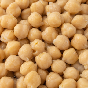 Extreme close-up of Biona Organic Chick Peas
