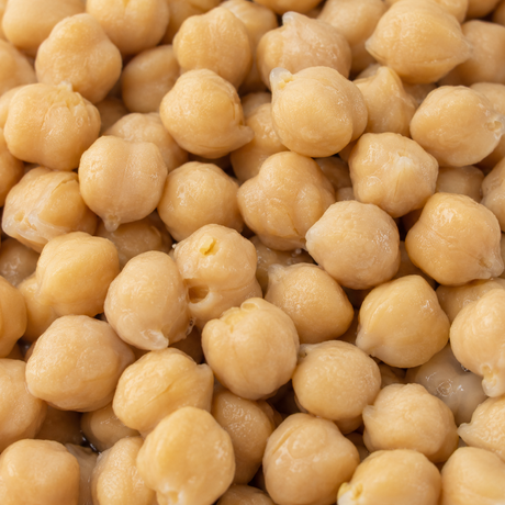 Extreme close-up of Biona Organic Chick Peas