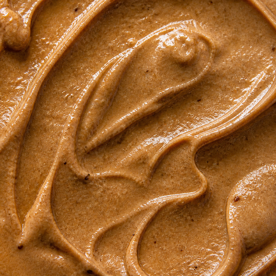 Extreme close-up of Biona organic hazelnut butter