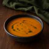 Pumpkin soup with Biona Organic Pumpkin Seed Oil