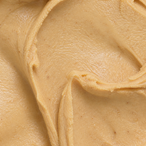 Extreme close-up of Biona organic smooth cashew butter