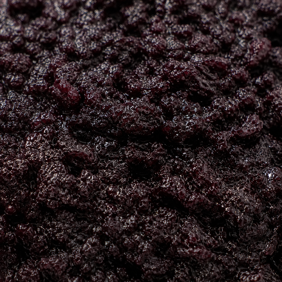 Extreme close-up of Bionova Organic Bilberry Jam
