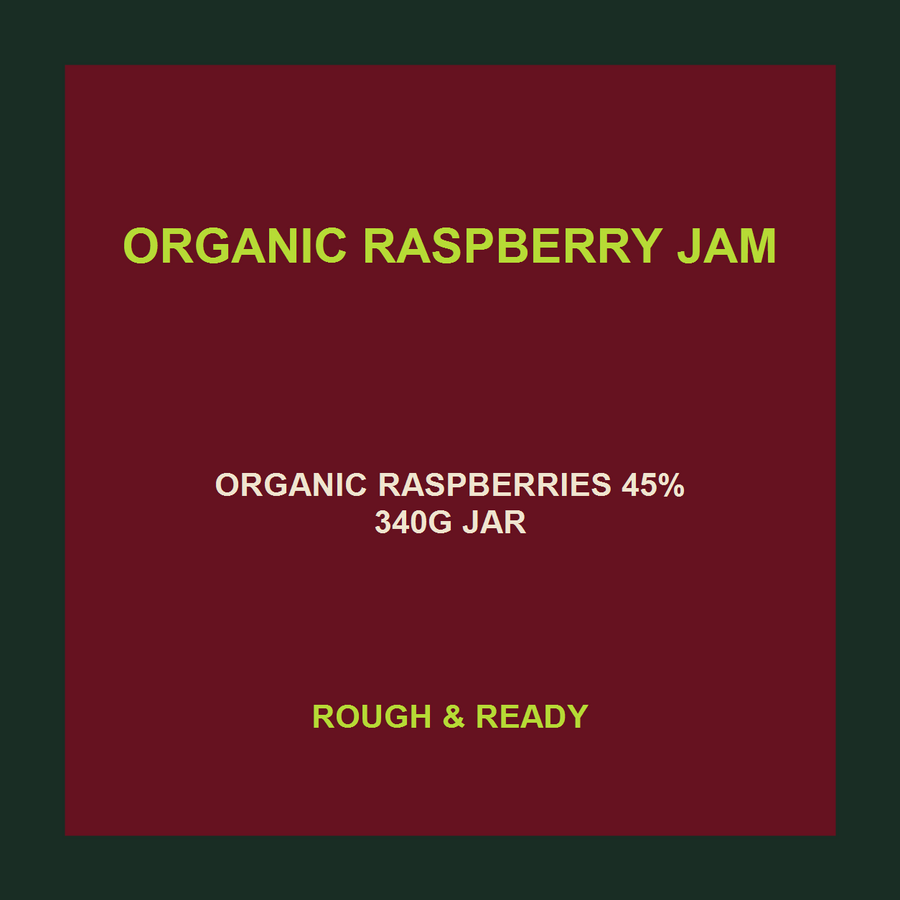 Bionova Organic Raspberry Jam — product facts