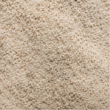 Gluten-free brown bread flour extreme close-up