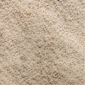 Gluten-free brown bread flour extreme close-up