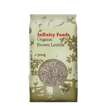 Infinity Foods Bulk Organic Whole Brown Lentils