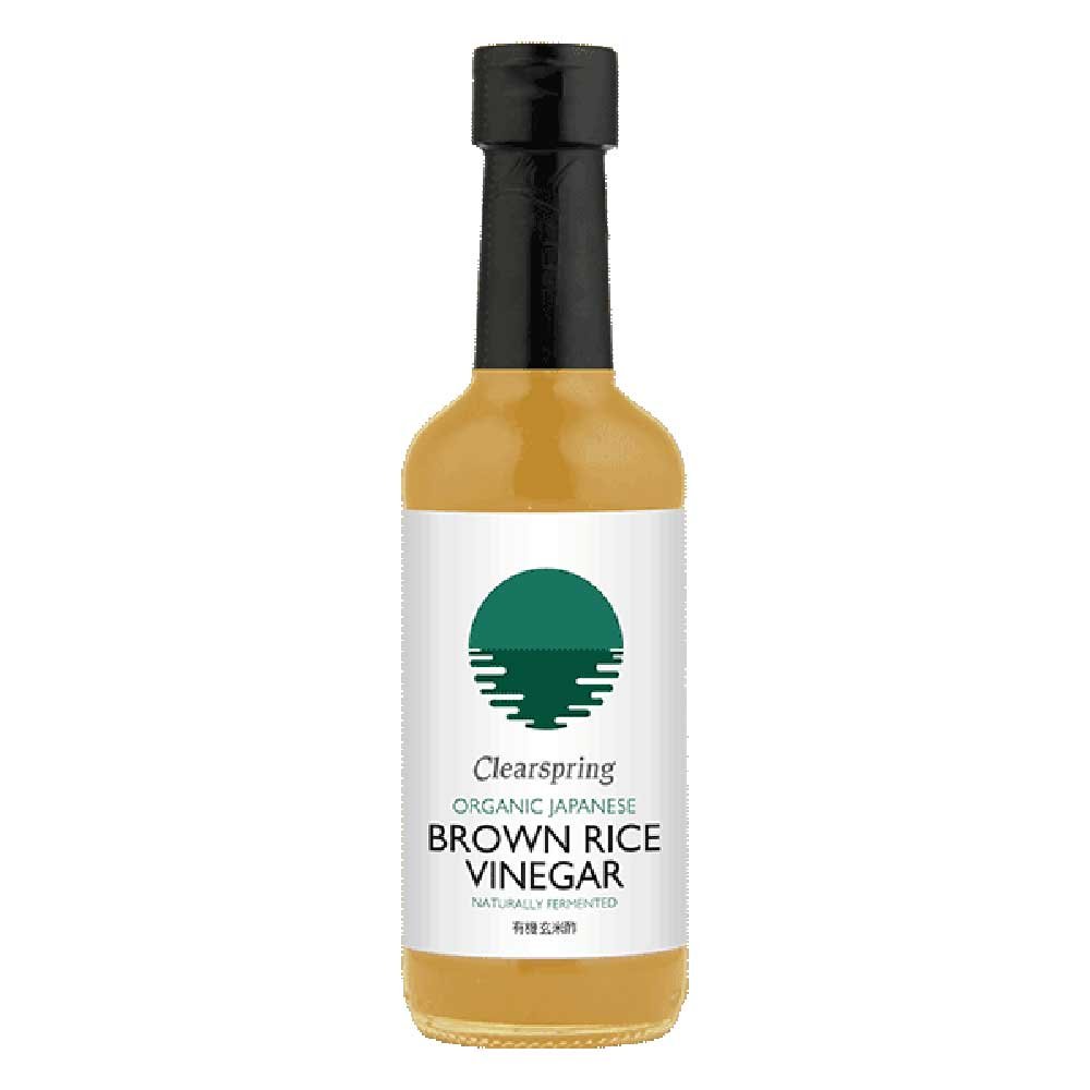 Authentic Clearspring Brown Rice Vinegar bottle