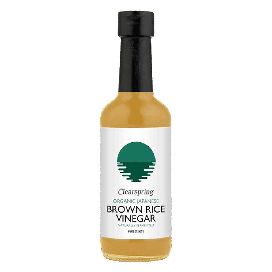 Authentic Clearspring Brown Rice Vinegar bottle
